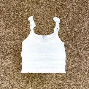 Cute white crop top